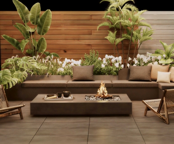 Modern Outdoor Tables And Chairs-ID:292844069