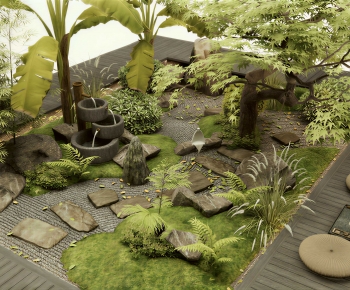Japanese Style Courtyard/landscape-ID:910517939
