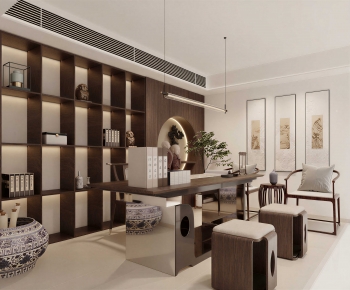 New Chinese Style Study Space-ID:986186983