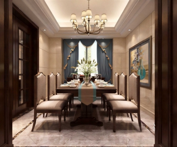European Style Dining Room-ID:549942971