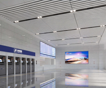 Modern Office Reception Desk-ID:861330025
