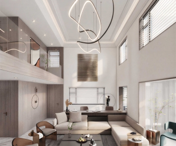Modern A Living Room-ID:396868946