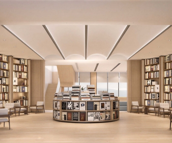 Modern Bookstore Book Bar-ID:884757048