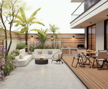 Modern Courtyard/landscape-ID:524566899