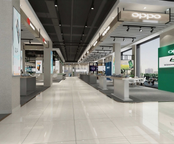 Modern Exhibition Hall-ID:393722064