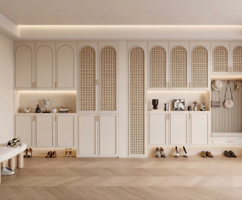 French Style Shoe Cabinet-ID:863344915