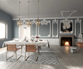European Style Dining Room-ID:769825946