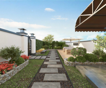 Modern Courtyard/landscape-ID:405093913