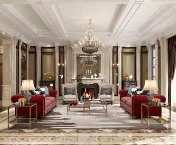 European Style A Living Room-ID:824542058