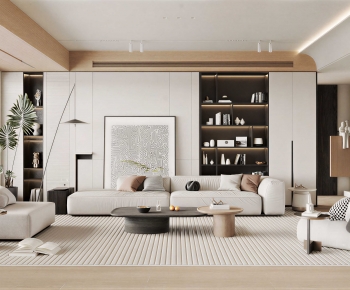 Modern A Living Room-ID:692544942