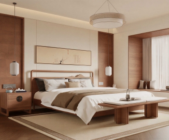 New Chinese Style Bedroom-ID:311029911