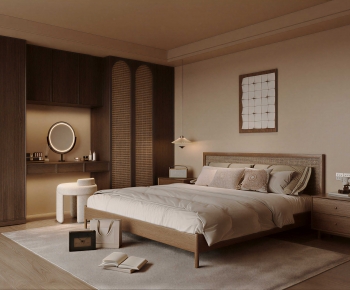 Wabi-sabi Style Bedroom-ID:157409918