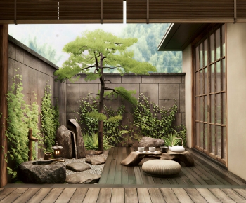 Japanese Style Courtyard/landscape-ID:700860098