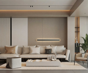 Modern A Living Room-ID:403419029