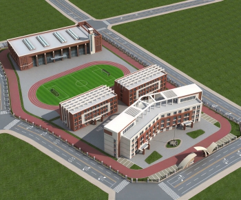 Modern Architectural Bird's-eye View Planning-ID:903022051
