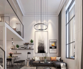 Modern A Living Room-ID:788686994