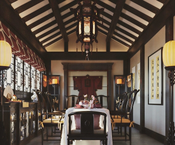 New Chinese Style Dining Room-ID:507694968