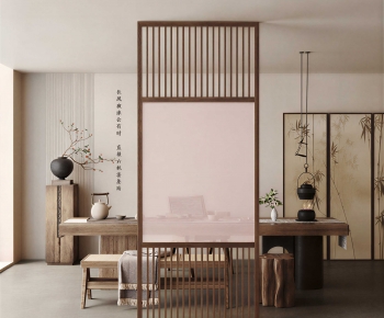 New Chinese Style Tea House-ID:551624064