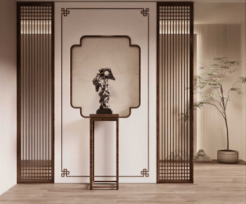 New Chinese Style Hallway-ID:287986043