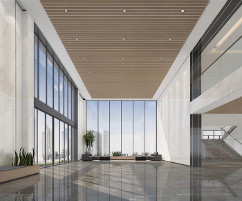 Modern Office Reception Desk-ID:147258044