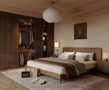Wabi-sabi Style Bedroom-ID:479404934