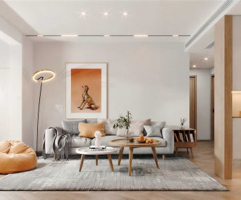 Nordic Style A Living Room-ID:396611937