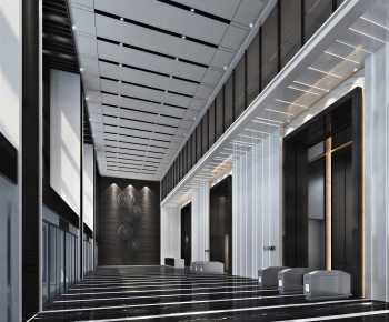 Modern Office Reception Desk-ID:748193988