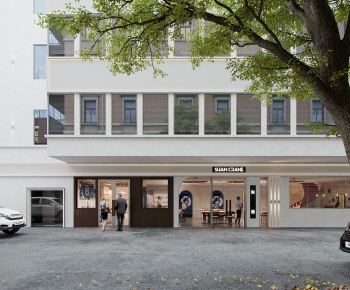 Modern Facade Element-ID:402538066