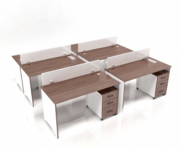 Modern Office Desk And Chair-ID:362696891