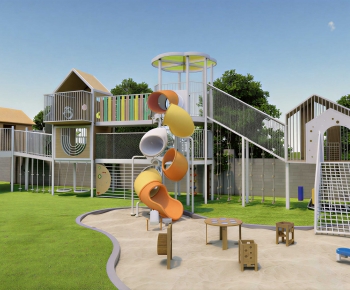 Modern Park Landscape-ID:163630017