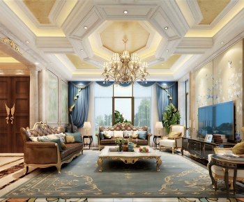 European Style A Living Room-ID:331219914