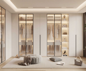 Modern Clothes Storage Area-ID:862492089