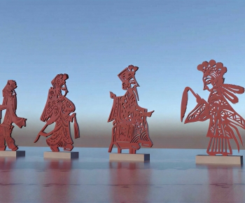 New Chinese Style Sculpture Sketch-ID:167979003