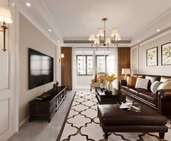 American Style A Living Room-ID:450886011