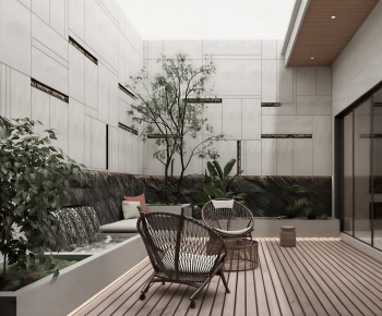 Modern Courtyard/landscape-ID:121705066