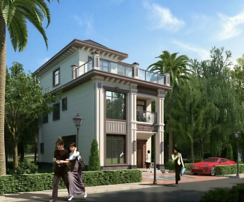 New Chinese Style Detached Villa-ID:521032095