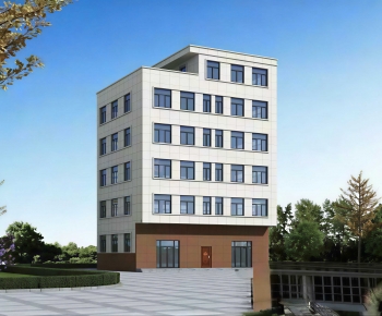 Modern Appearance Of Commercial Building-ID:691499951