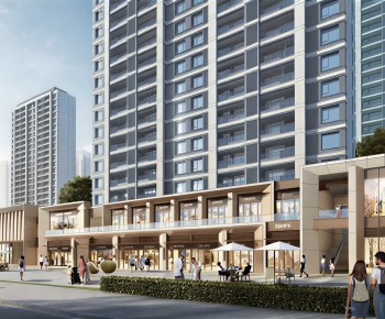 Modern Commercial Street-ID:275615932
