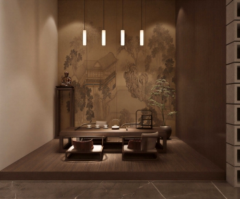 New Chinese Style Tea House-ID:442481065