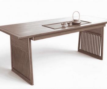 New Chinese Style Tea Tables And Chairs-ID:693093064