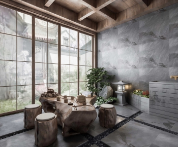 New Chinese Style Tea House-ID:518059743