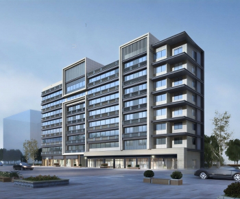 Modern Appearance Of Commercial Building-ID:378799497