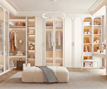 Modern Clothes Storage Area-ID:279906993