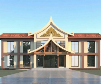 New Chinese Style Facade Element-ID:620200618
