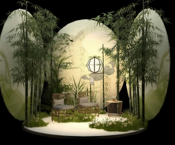 New Chinese Style Plant Landscaping-ID:169970047