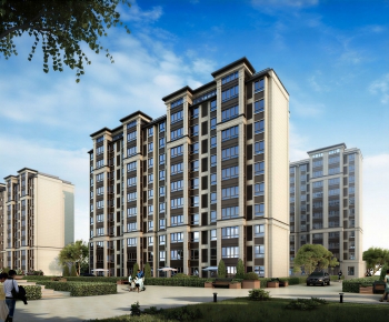 Modern Residential Building-ID:711905964