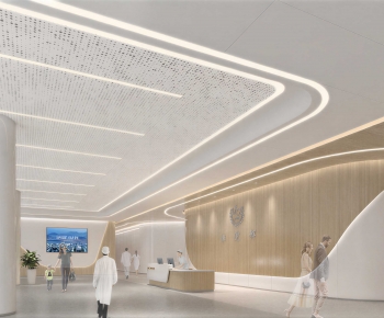 Modern Hospital Hall-ID:202399978