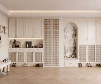 French Style Shoe Cabinet-ID:400784022