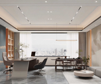 New Chinese Style Manager's Office-ID:484625103