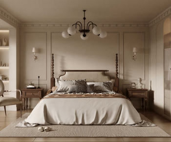 French Style Bedroom-ID:135381944
